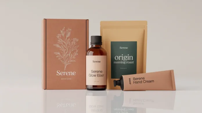 Elegant packaging design for wellness products